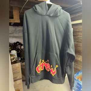 drew house flame hoodie medium